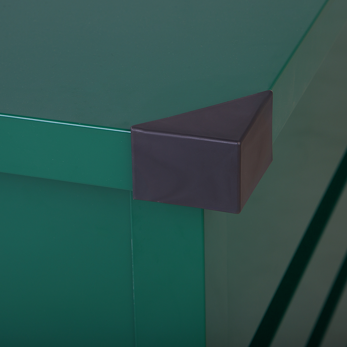 Beliani - CEBROSA L - Kussenbox - Groen - Staal