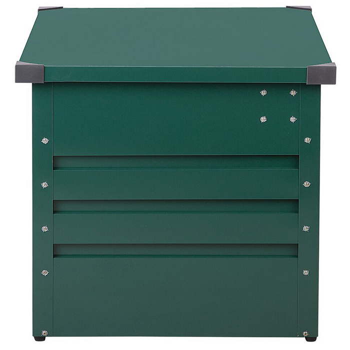 Beliani - CEBROSA L - Kussenbox - Groen - Staal