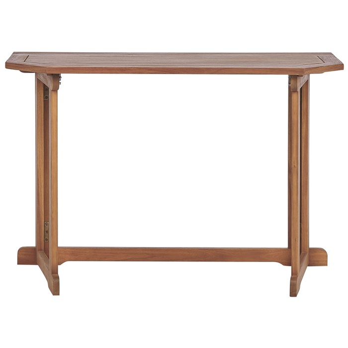Beliani-TREIA -Tuintafel-Lichte houtkleur-47 x 110 cm-Acaciahout