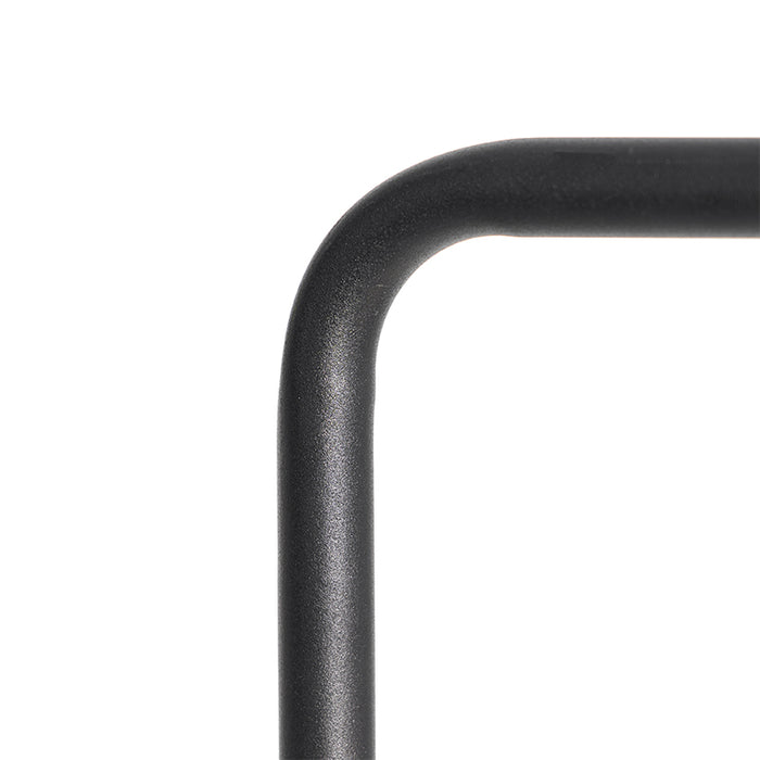 QAZQA Industriële vloerlamp zwart 23 cm - Margarita
