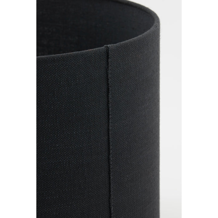 Light & Living Cilinder lampenkap Livigno - Zwart - Ø50x38cm
