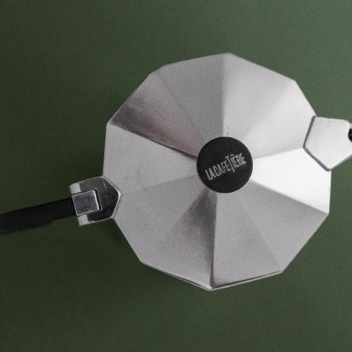 La Cafetière - Espresso Maker, 9 Kopjes, Aluminium, Zilver - La Cafeti