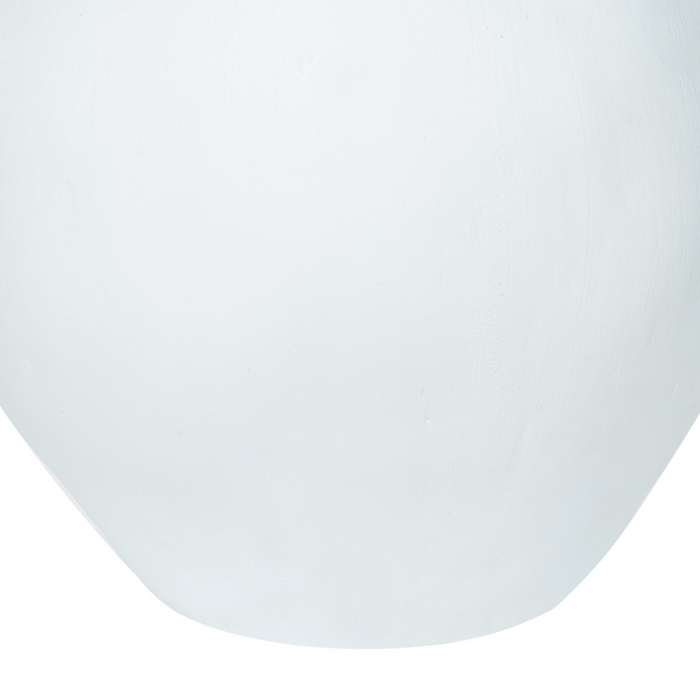 Beliani - LAURI - Decoratieve vaas - Wit - Terracotta