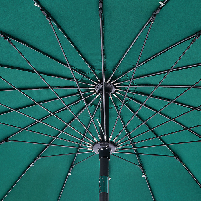 Beliani - BAIA - Parasol - Groen - 270 cm - Polyester