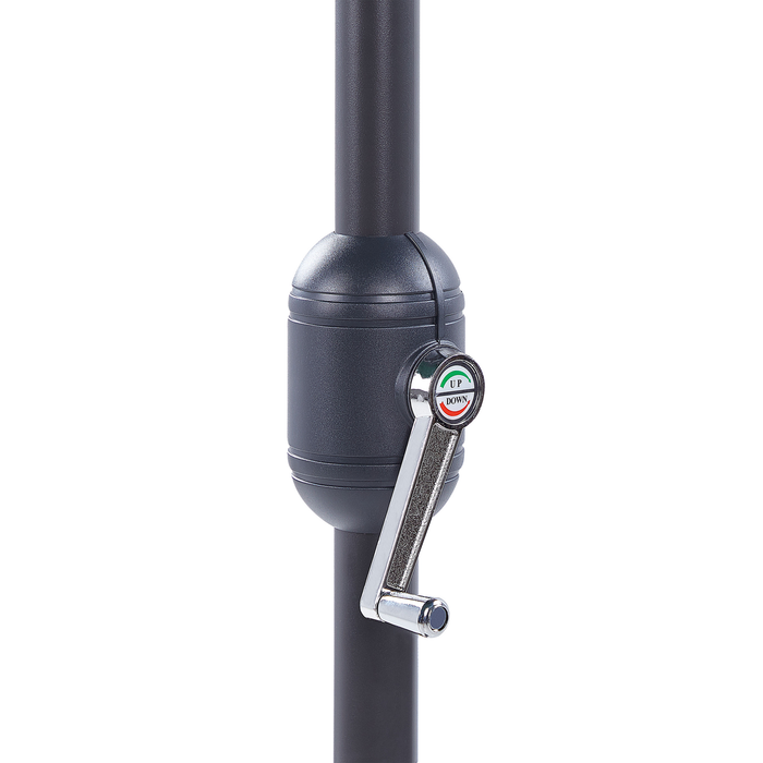 Beliani - GALATI - Halfronde parasol - Groen - 270 cm - Polyester