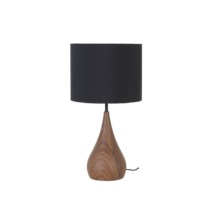 Light & Living Tafellamp Svante - Zwart|Hout - Ø28cm