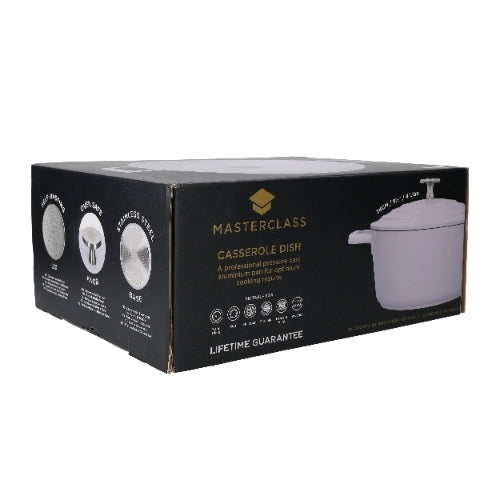 Braadpan, Gietaluminium, 24 cm, 4 L, Lavendel - MasterClass