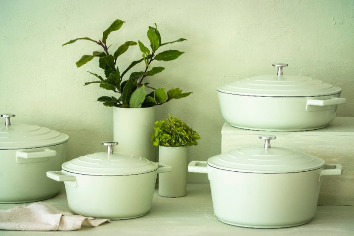 Braadpan, Gietaluminium, 20 cm, 2.5 L, Mint Groen - MasterClass