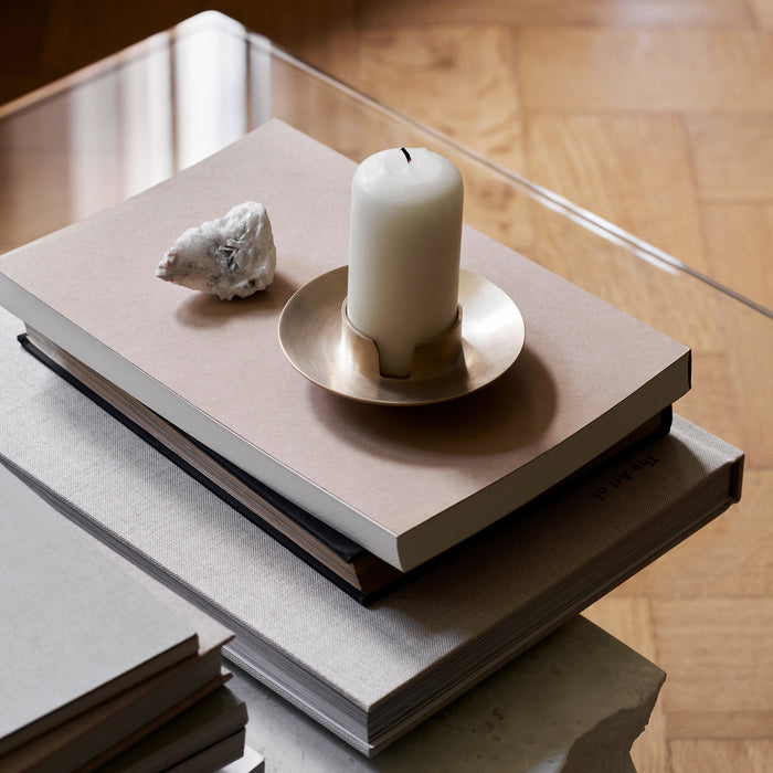 Ferm Living Block Kandelaar - Brass