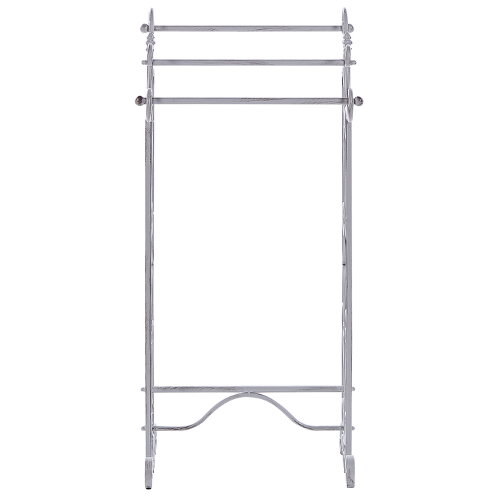 Beliani - CHILLAN - Handdoekrek - Grijs - IJzer