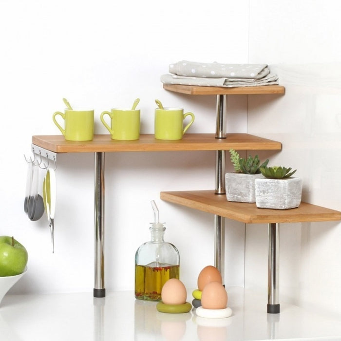 5five - keukenrek bamboe - met 4 haken