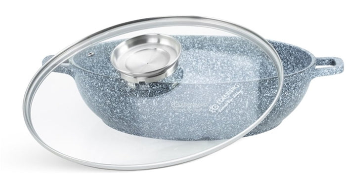 Edenberg Stonetec Line - Wokpan Keramisch - Ø 32 cm - 5.5l - 3-laags