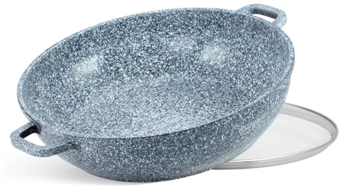 Edenberg Stonetec Line - Wokpan Keramisch - Ø 32 cm - 5.5l - 3-laags