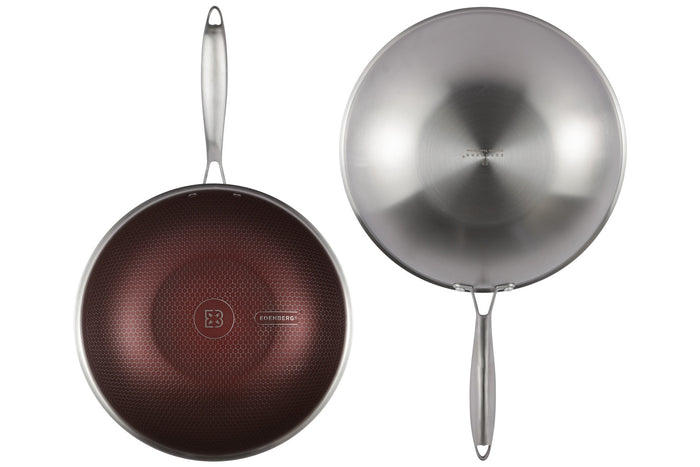 Edenberg Exclusive Line - Wokpan Keramisch - 32 cm - 3-laags