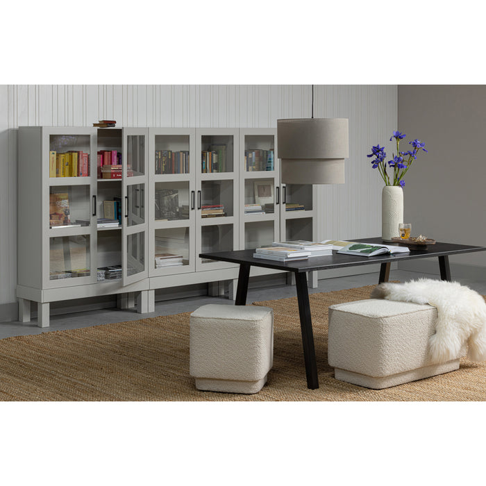 Basiclabel Lus Bankje - Boucle - Off White - 47x90x42