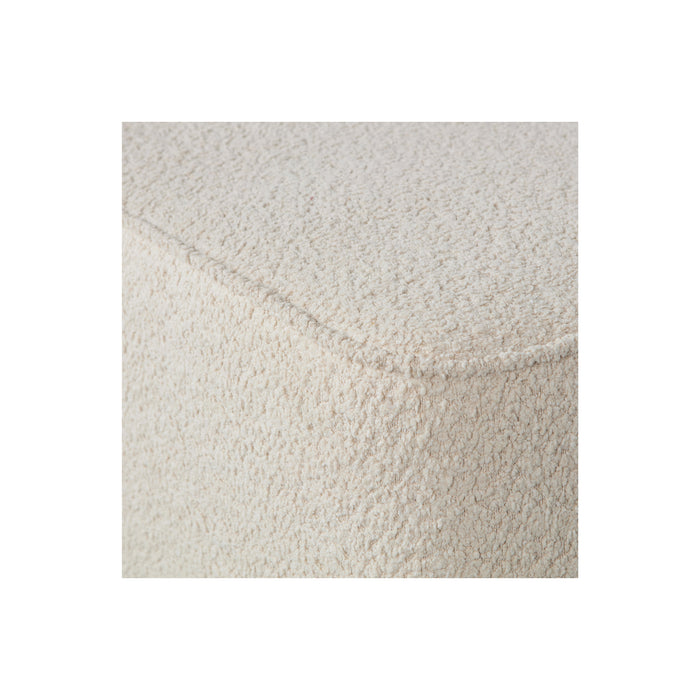 Basiclabel Lus Bankje - Boucle - Off White - 47x90x42