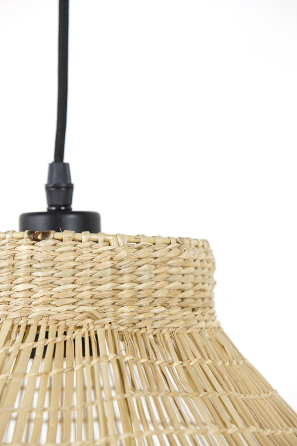 Light & Living Light&living Hanglamp Ø45x30 cm LATIKA zeegras naturel