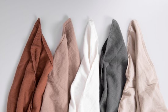 Halflinnen - Cinnamon - Maat: Lits-jumeaux (240 x 200|220 cm)