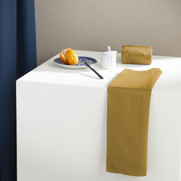 DDDDD 2x theedoek + 2x keukendoek Logo - Ochre