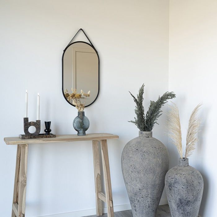 Artichok Sarah Ovale Wandspiegel Zwart - 35 x 60 cm