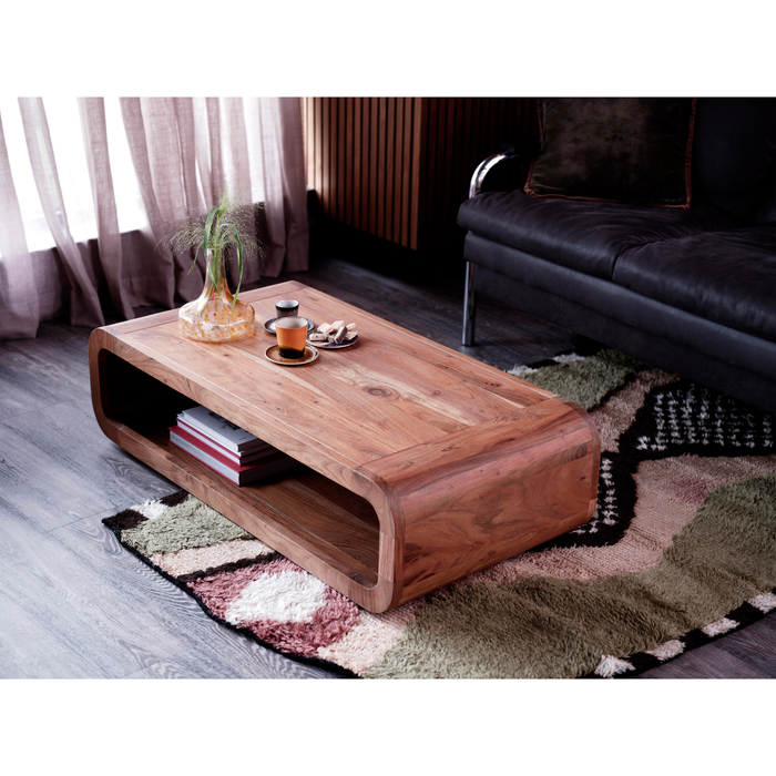WOOOD Kin Salontafel - Hout - Naturel - 32x120x60