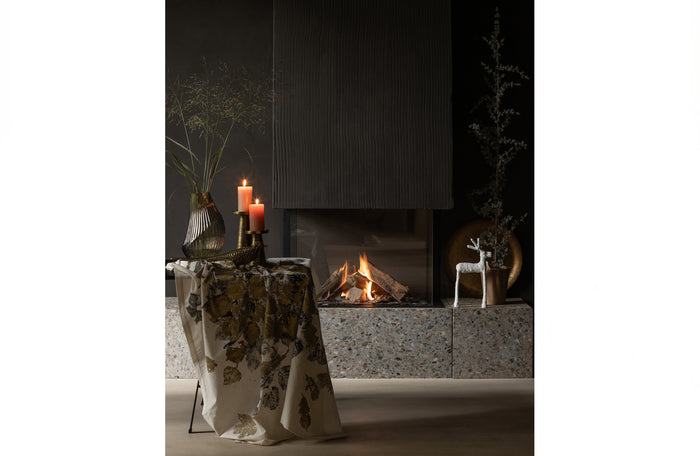 WOOOD Sunset Tafelkleed - Katoen - Off White - 135x250 cm