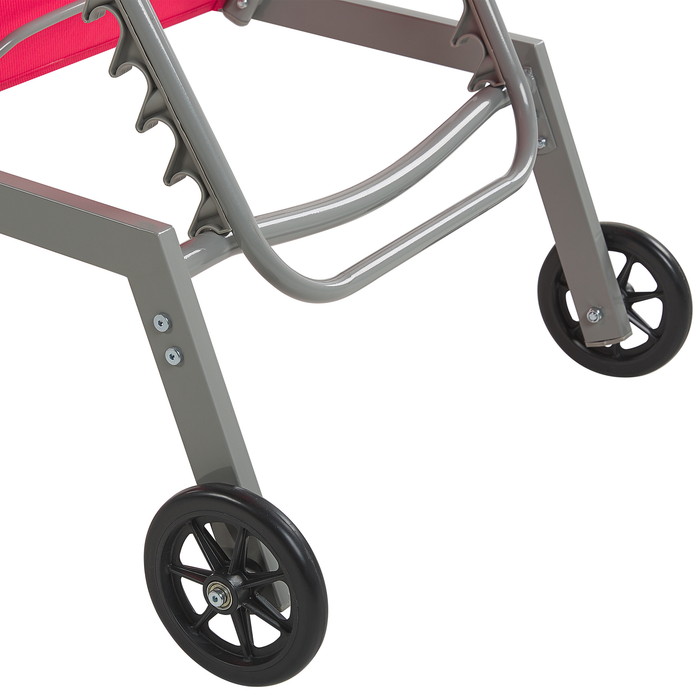 Beliani - LEVANZO - Strandstoel - Rood - Staal