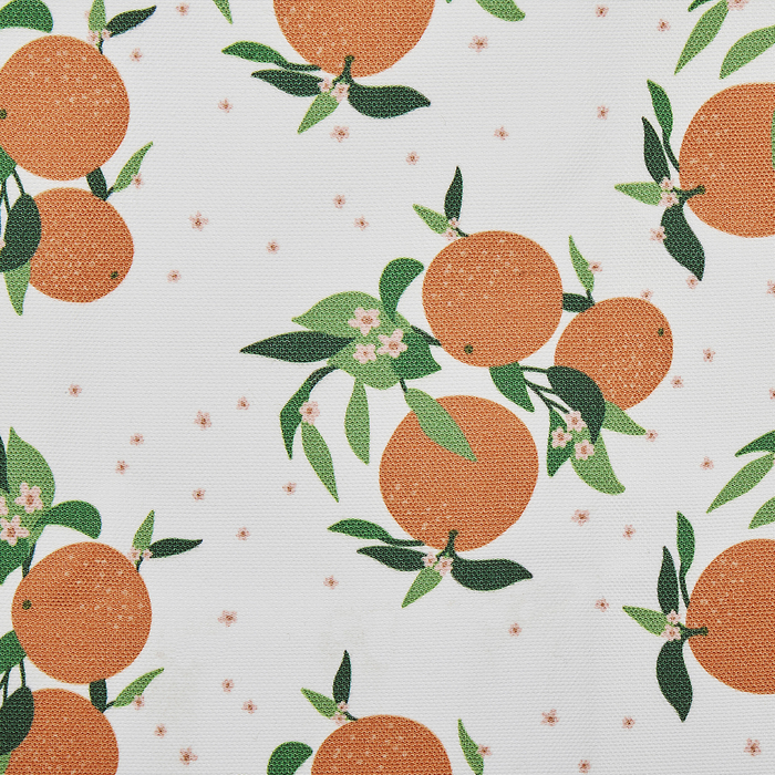 Beliani-ANZIO|AVELLINO-Ligstoel doek set van 2-Oranje-Polyester