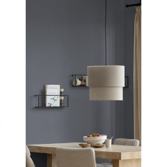 WOOOD Exclusive Vinny Eetkamerstoel - Polyester - Zand - 80x48x45