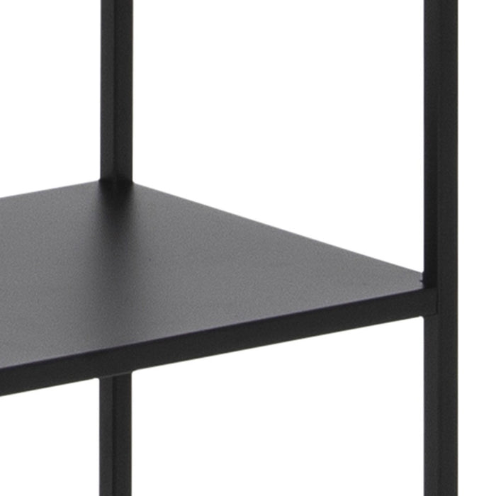 Lisomme Roy Hoge Open Kast van Metaal - B 69,5 cm - Zwart