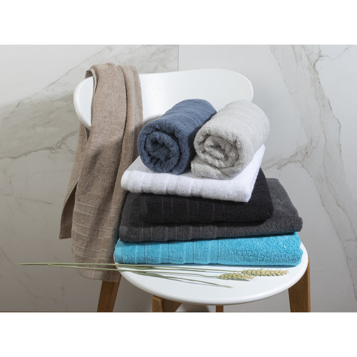 Gastendoekjes Luxor Hotel Deluxe - 6 stuks - 30x50 - zandgrijs