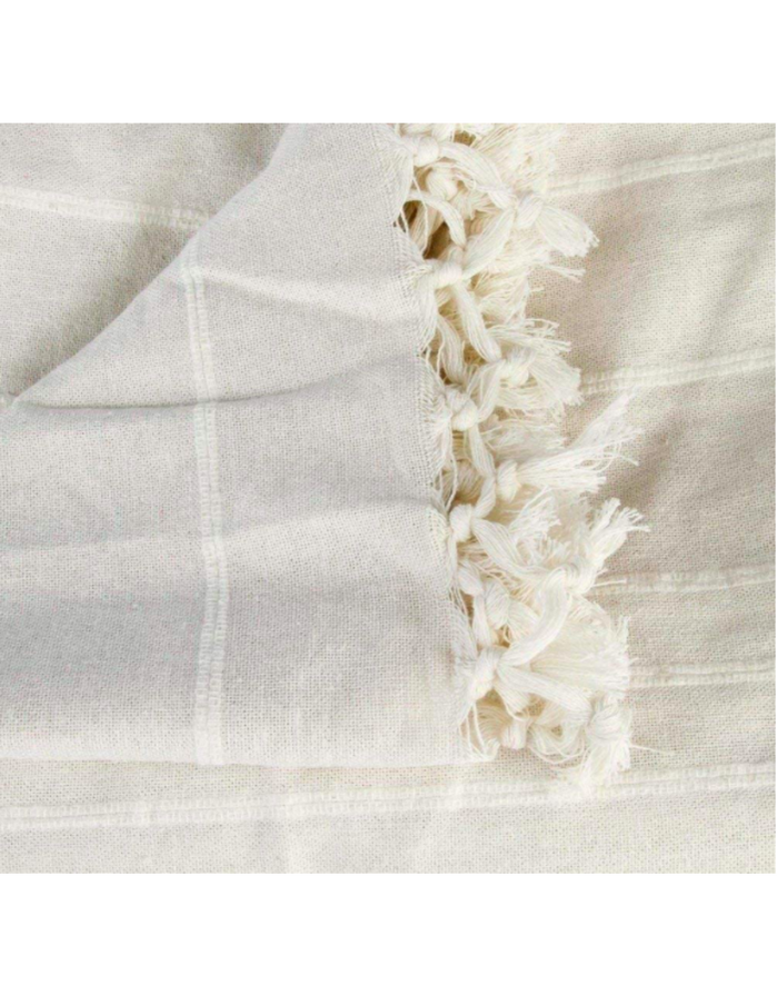 Atmosphera - Ivoor Katoenen Beddensprei - 230x 250 CM