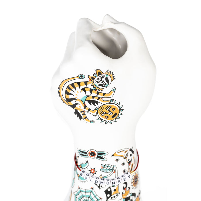 Bold Monkey Liberty Matters vaas kleurrijk - Zwart