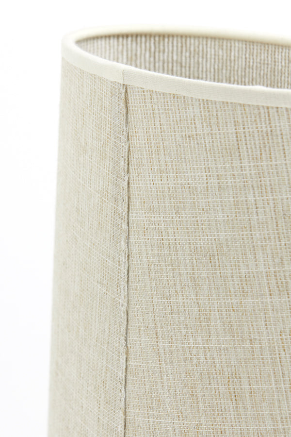 Light&living Kap ellips smal hoog 25-21-28 cm BRESKA parel wit