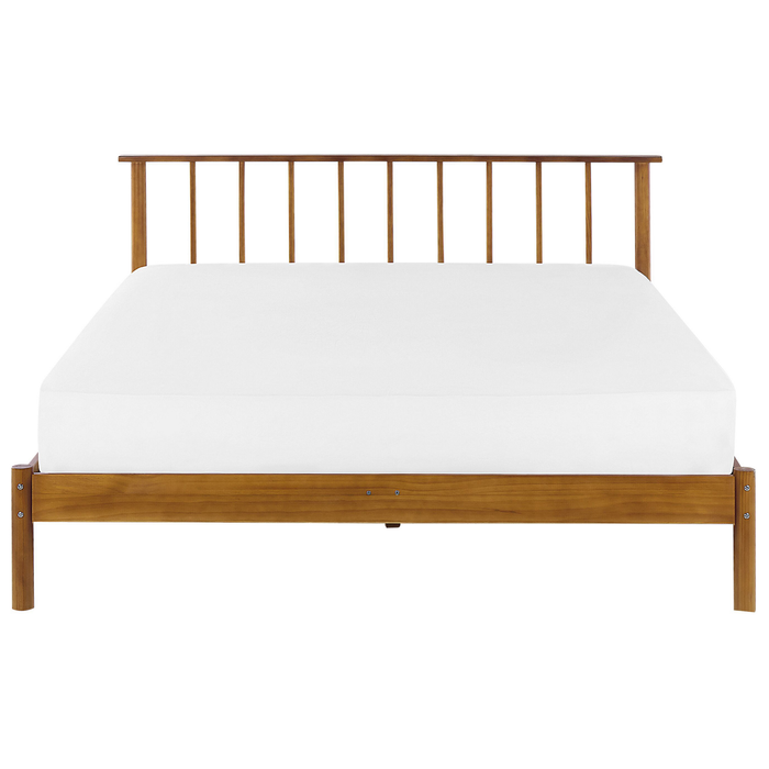 Beliani BARRET Bed Lichte houtkleur 180x200