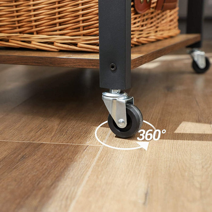 Parya Home - Keukenplank op wieltjes - Serveerwagen met 3 planken