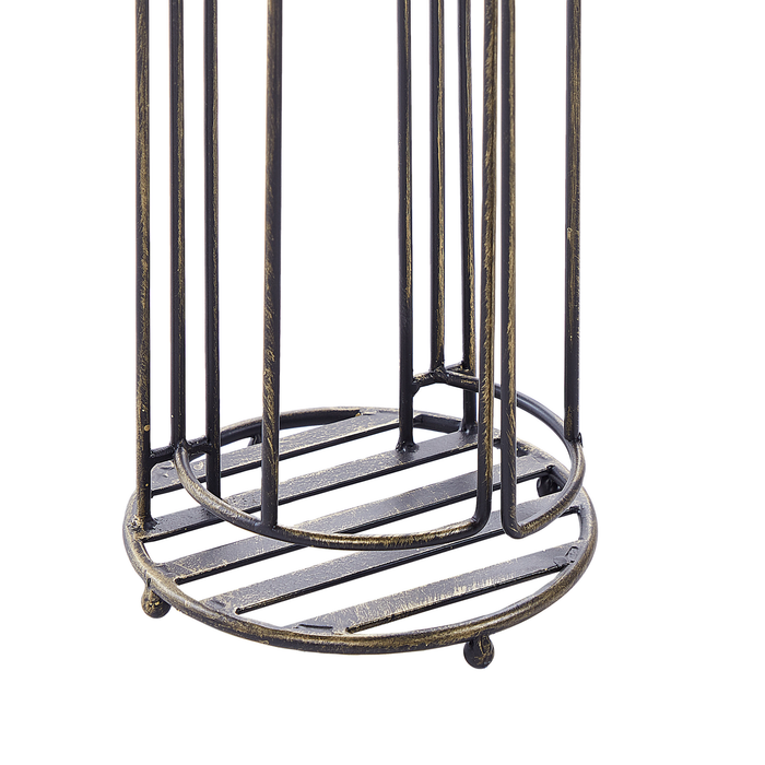 Beliani - TEMUCO - Toiletpapierhouder - Zwart - IJzer