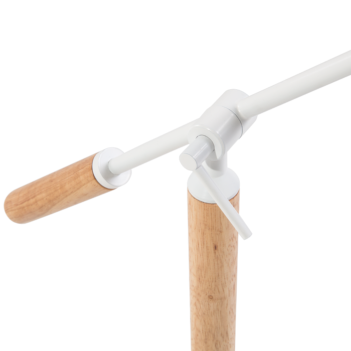 Beliani - PECKOS - Bureaulamp - Wit - Metaal