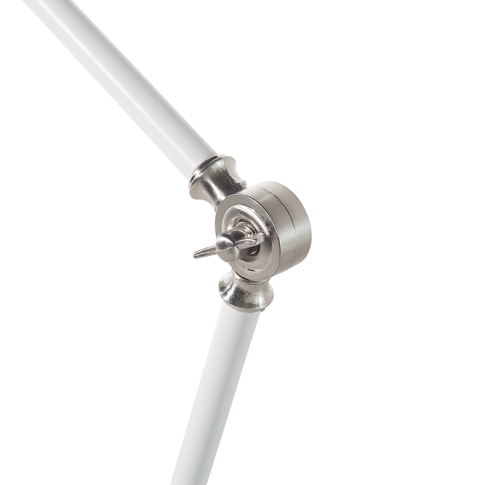 Beliani - MERAMEC - Bureaulamp - Wit - Metaal