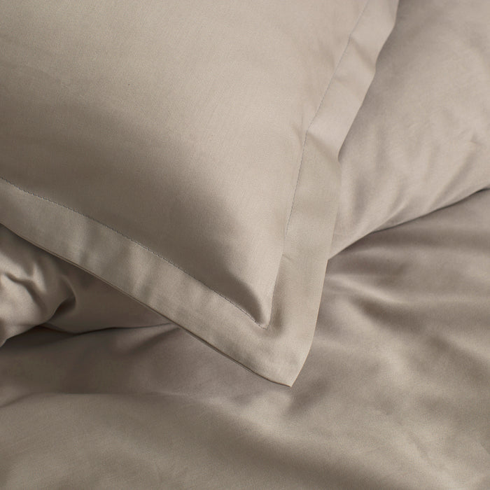 Cinderella dekbedovertrek Satijn - 200x200|220 cm - Taupe