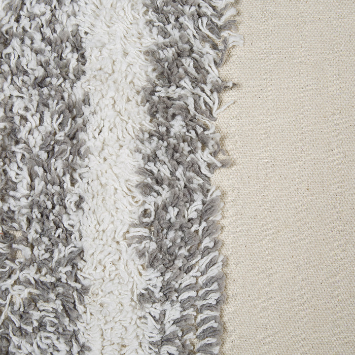 Beliani-HELICONIA -Sierkussen set van 2-Grijs-45 x 45 cm-Katoen