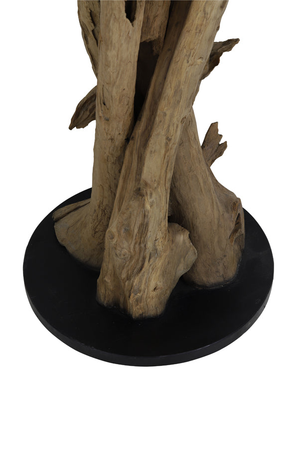 Light & Living Vloerlamp Vidin - Hout - Ø35cm