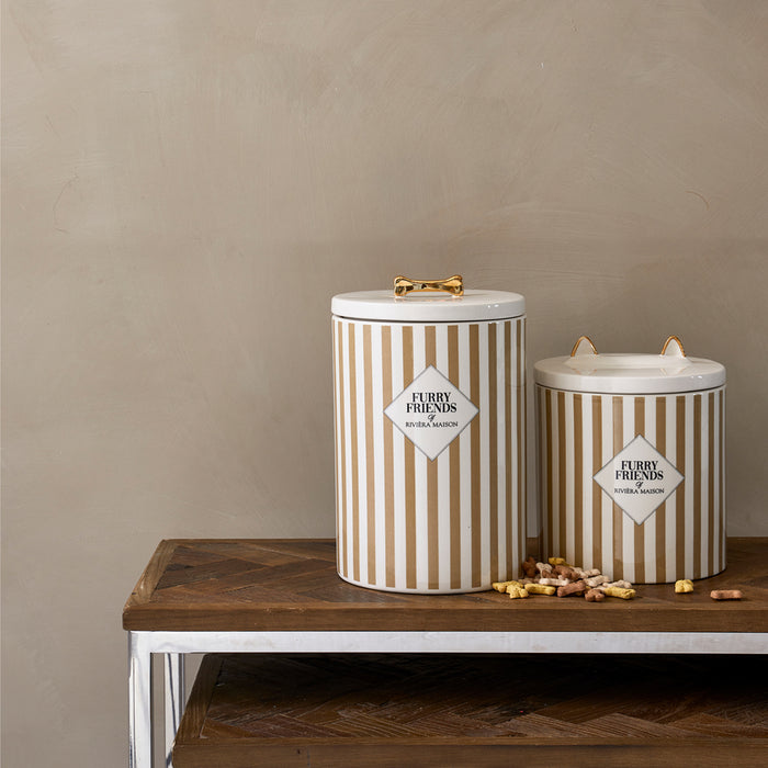 Riviera Maison Voorraadpot Furry Friends Dog Wit