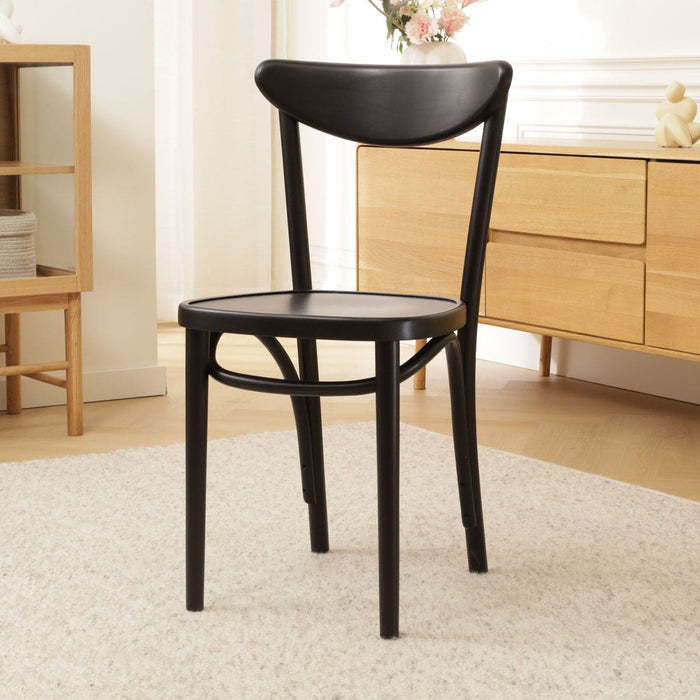 Fameg Musa Houten Bistrostoel Zwart