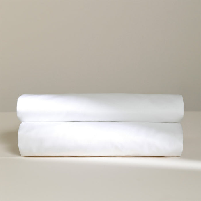 Damai Hoeslaken Biologisch Katoen Satijn - white - 200x220cm