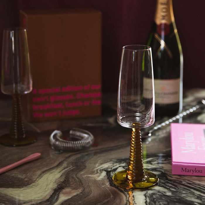 HKliving Champagneglas 0,29 L - Set van 2