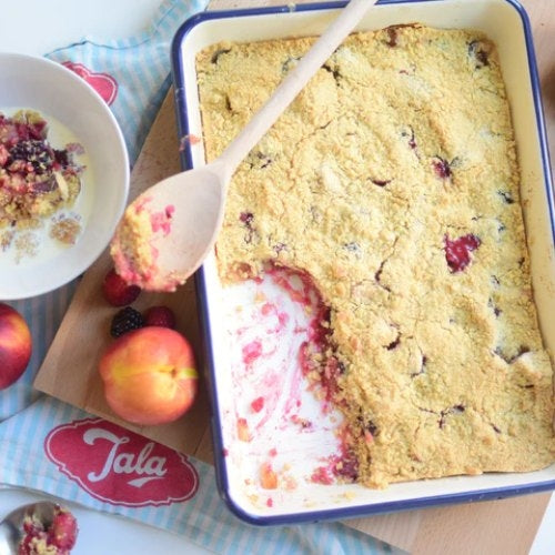 Tala - Ovenschaal, Indigo|Ivory, Geëmailleerd Staal, 33 x 24 cm - Tala