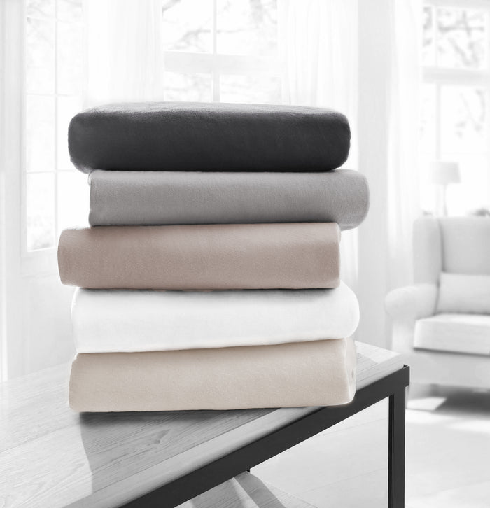 Eleganzzz Laken Flanel antraciet