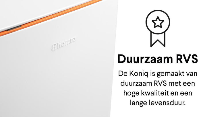 Homra Koniq Prullenbak met pedaal - 30 liter - Wit