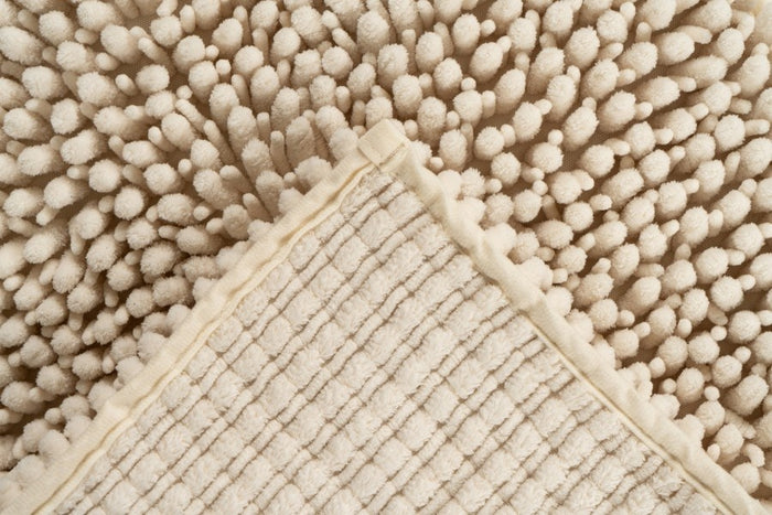 Obsession Fluffy Ø55 cm Ronde Badmat Ivory